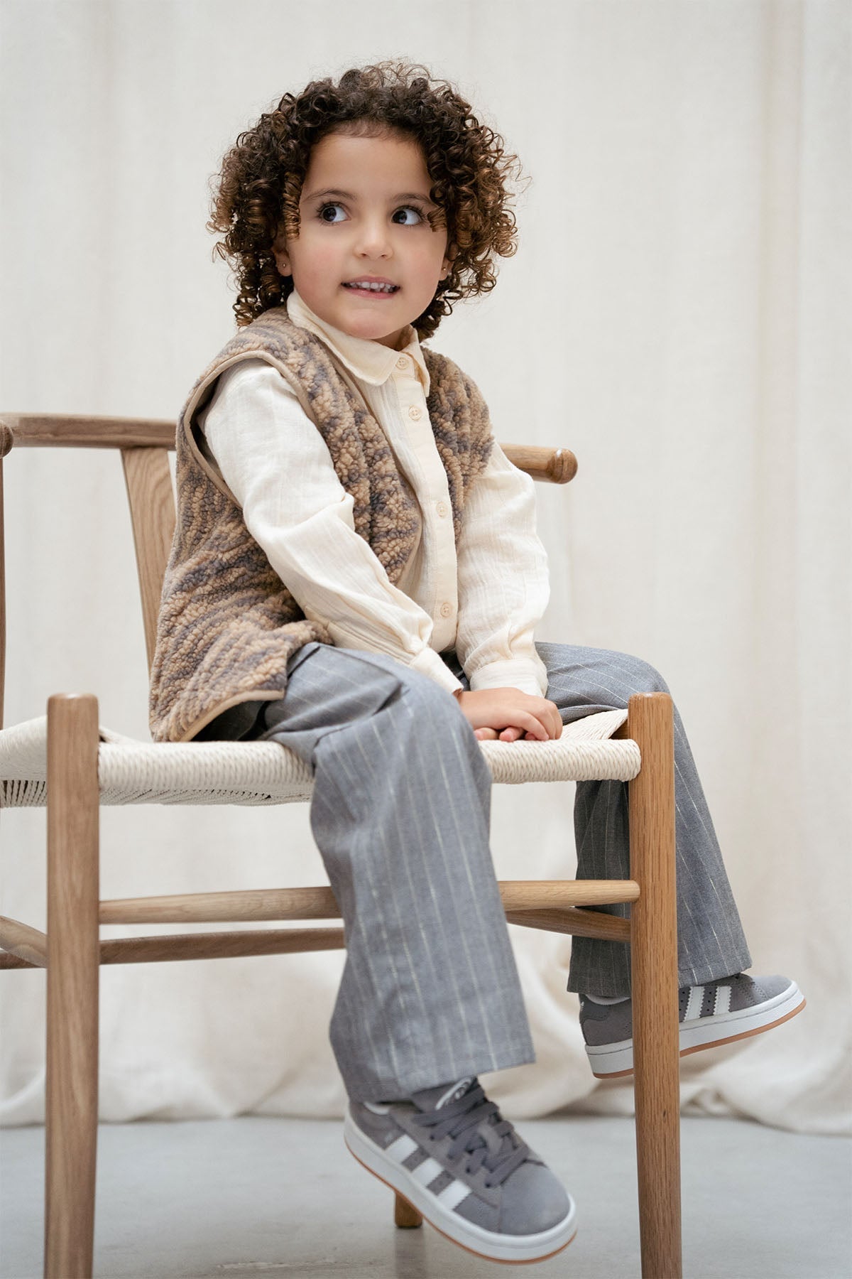 Wide Fit Pinstripe