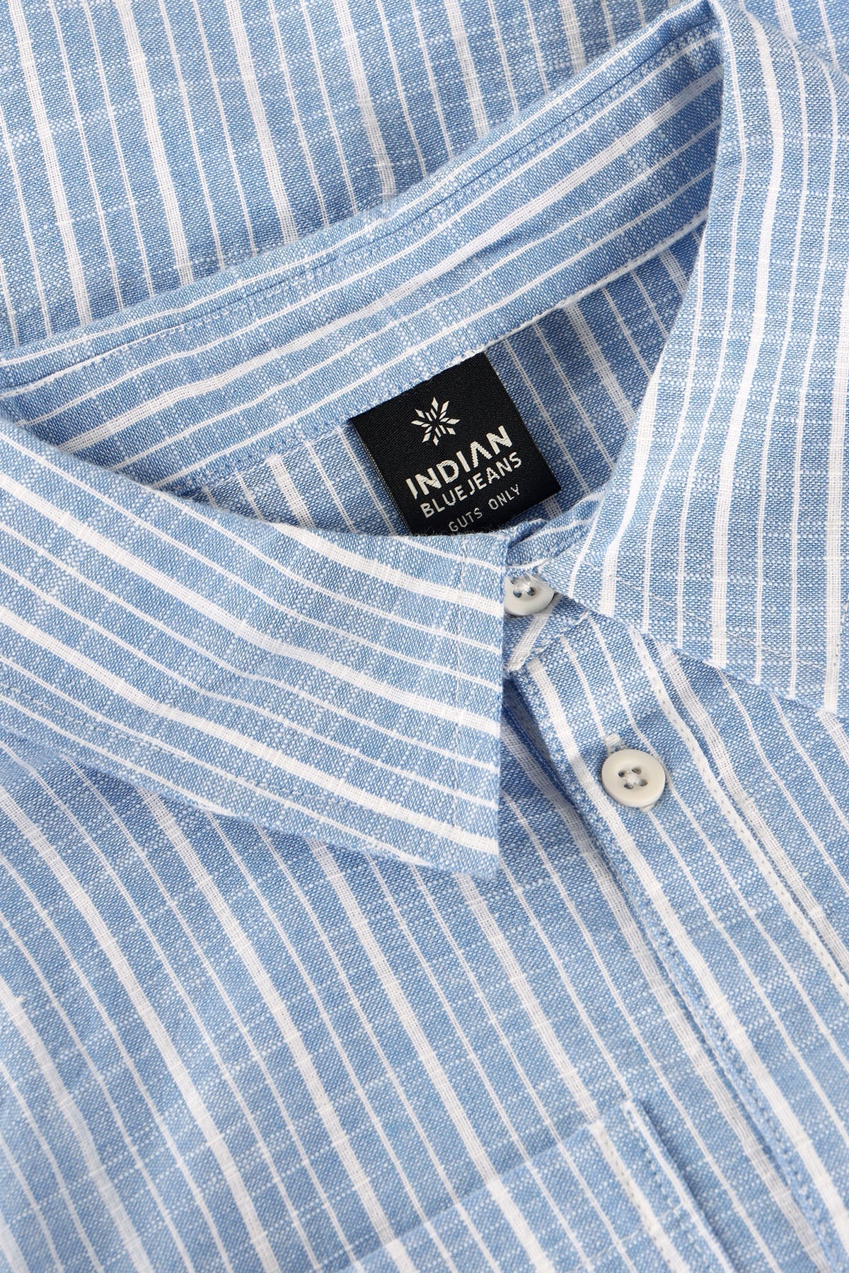 Shirt Linen LS Stripe