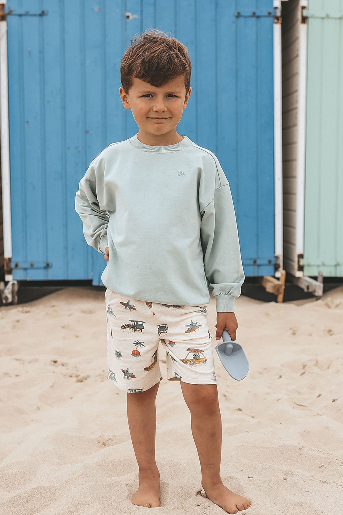 Garment Dye Wide Sweater