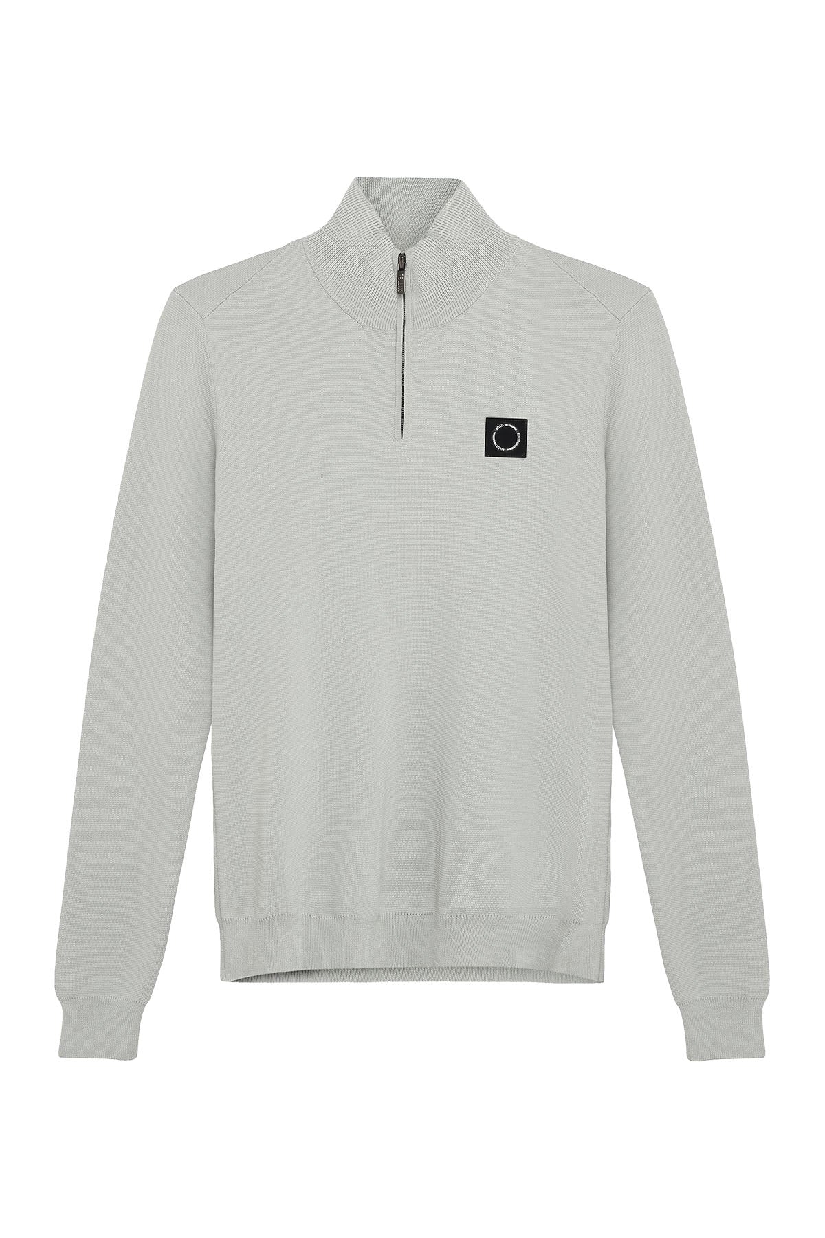 Knitwear Zip Collar