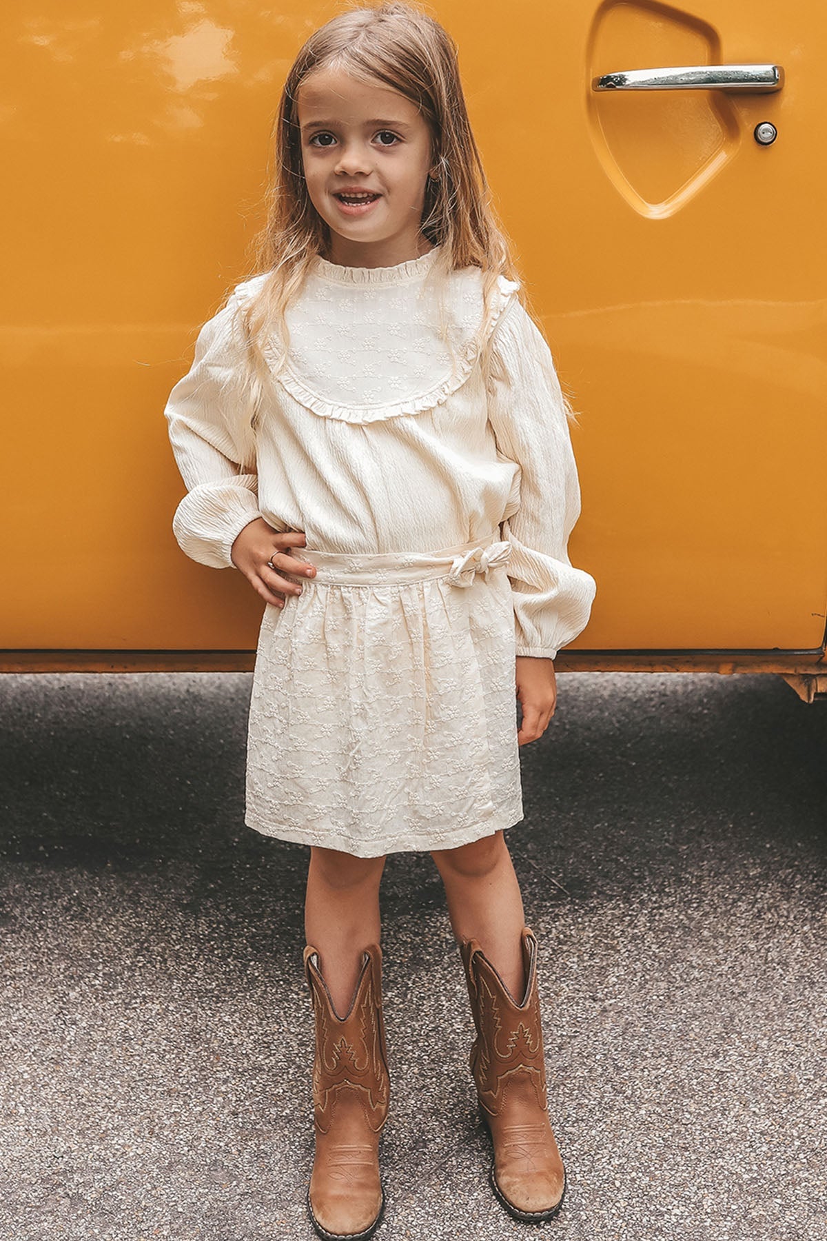 Broderie Wrap Skort