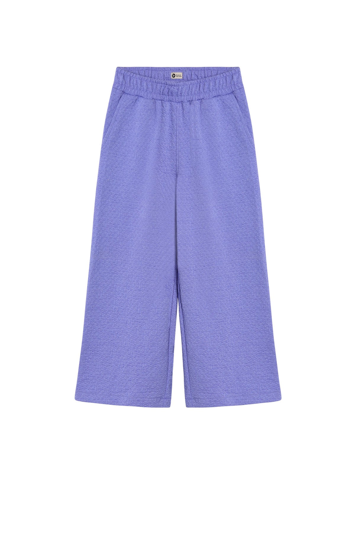 Wide-Leg Structure Trousers