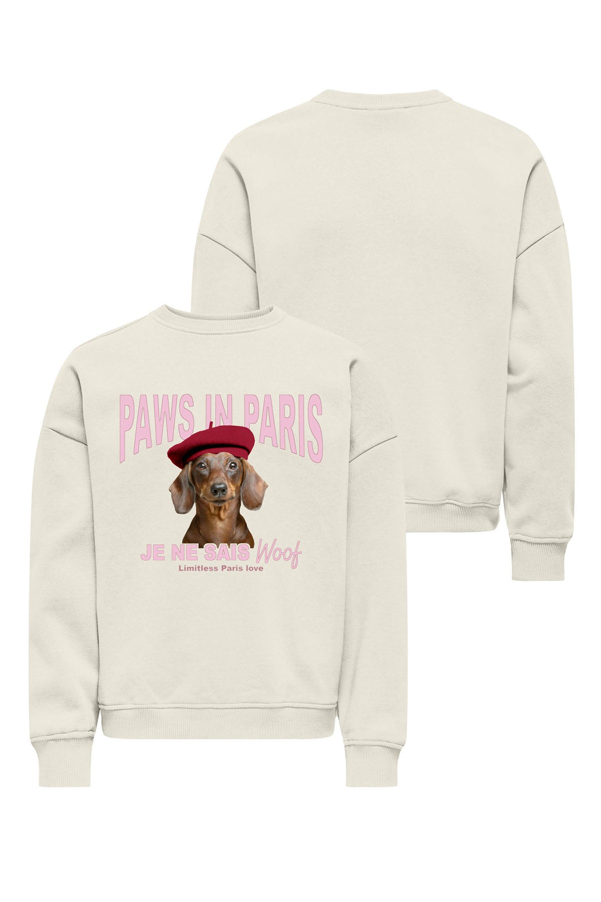 KOGBILA PRINT O-NECK SWEATER NOOS Tofu