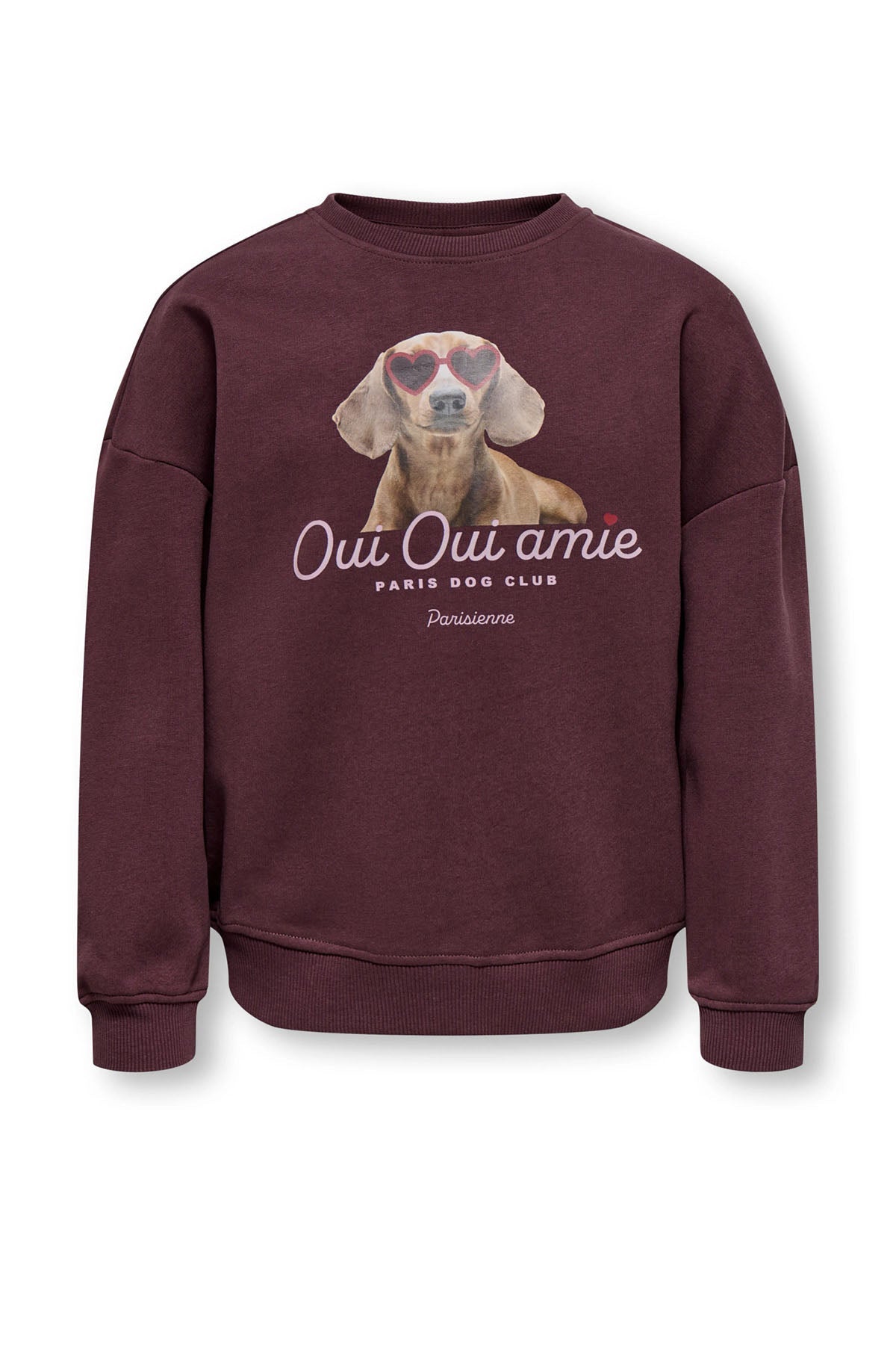 KOGBILA PRINT O-NECK SWEATER NOOS Fudge