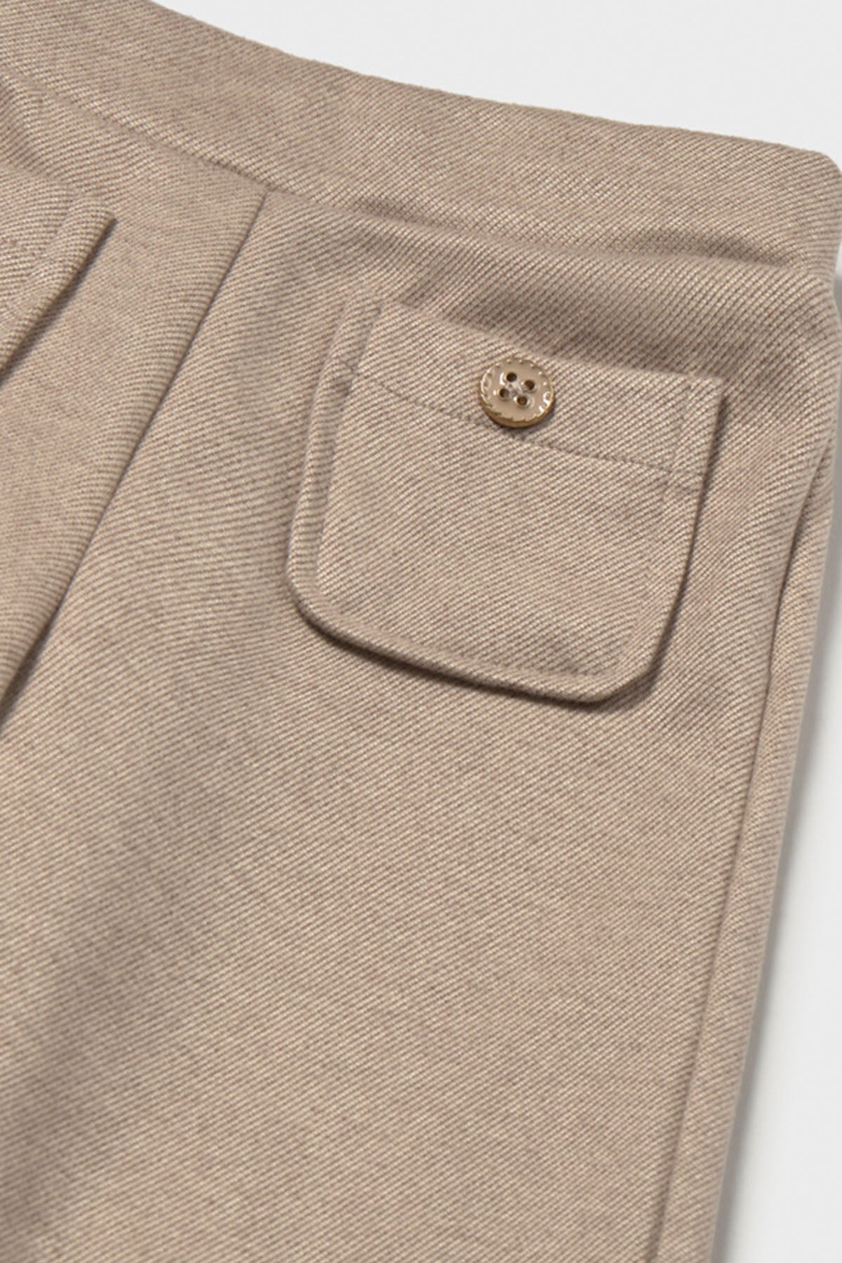Twill knit trousers
