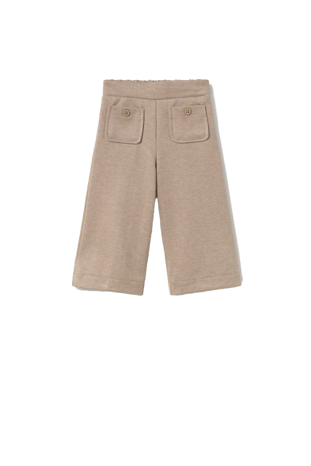 Twill knit trousers