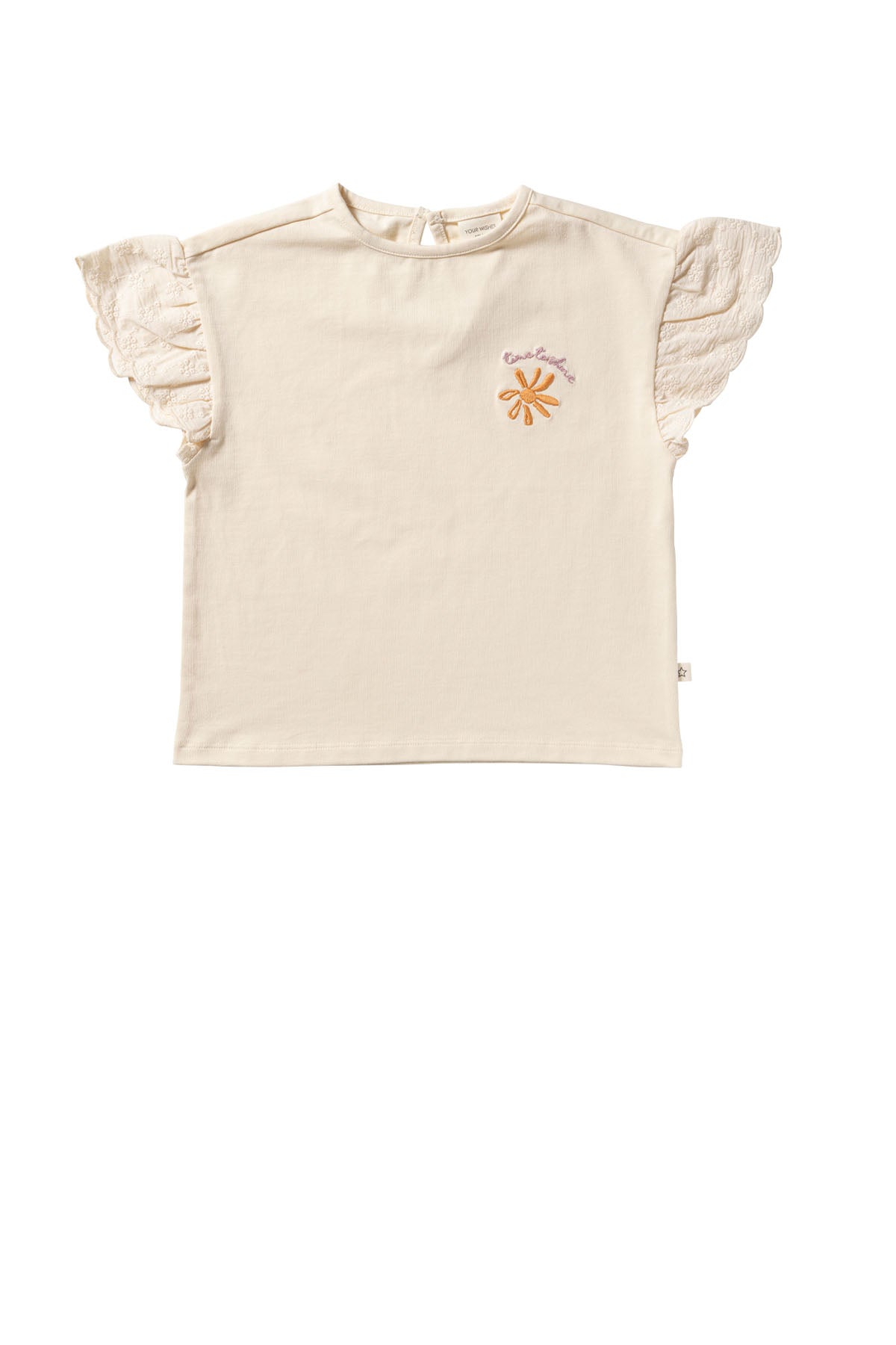 Broderie Wide T-Shirt