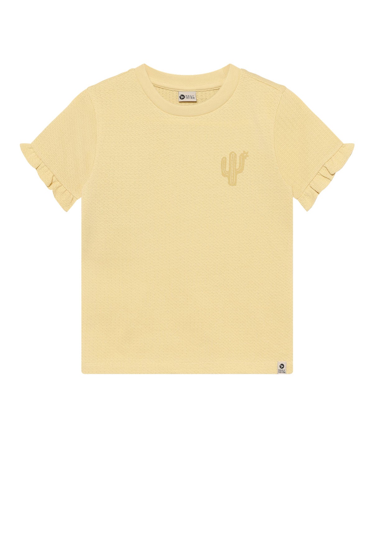 T-shirt Ruffle Back Print