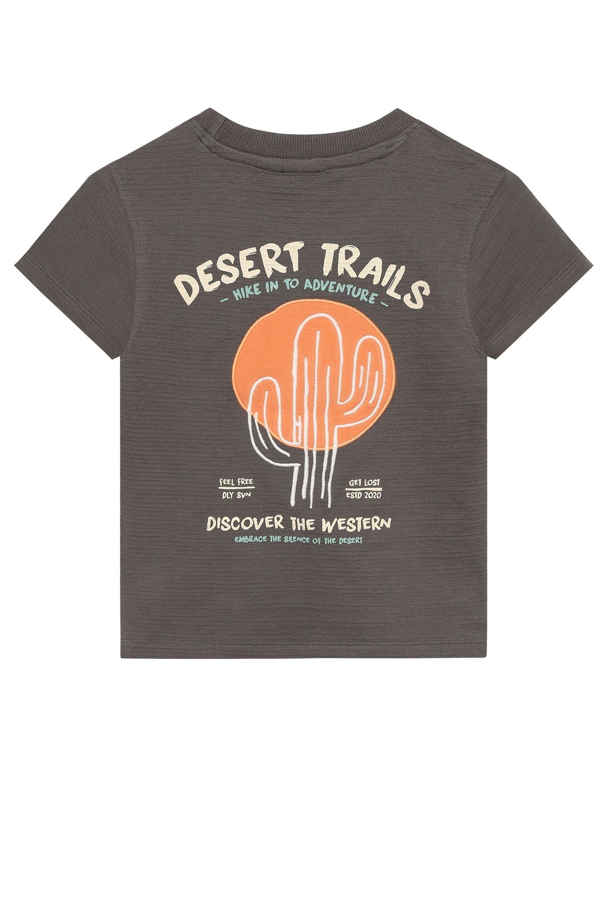 T-shirt with Structured Print