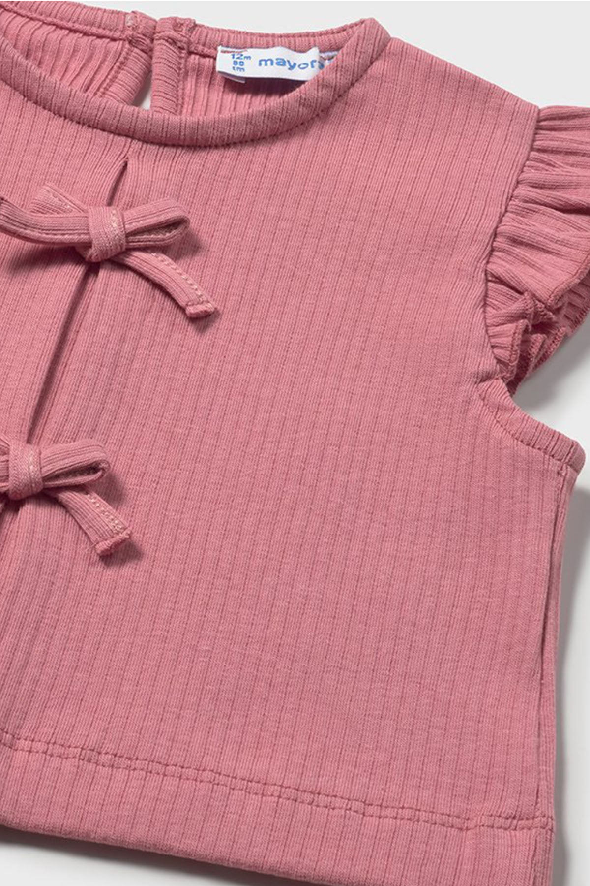 rib knit top Blush