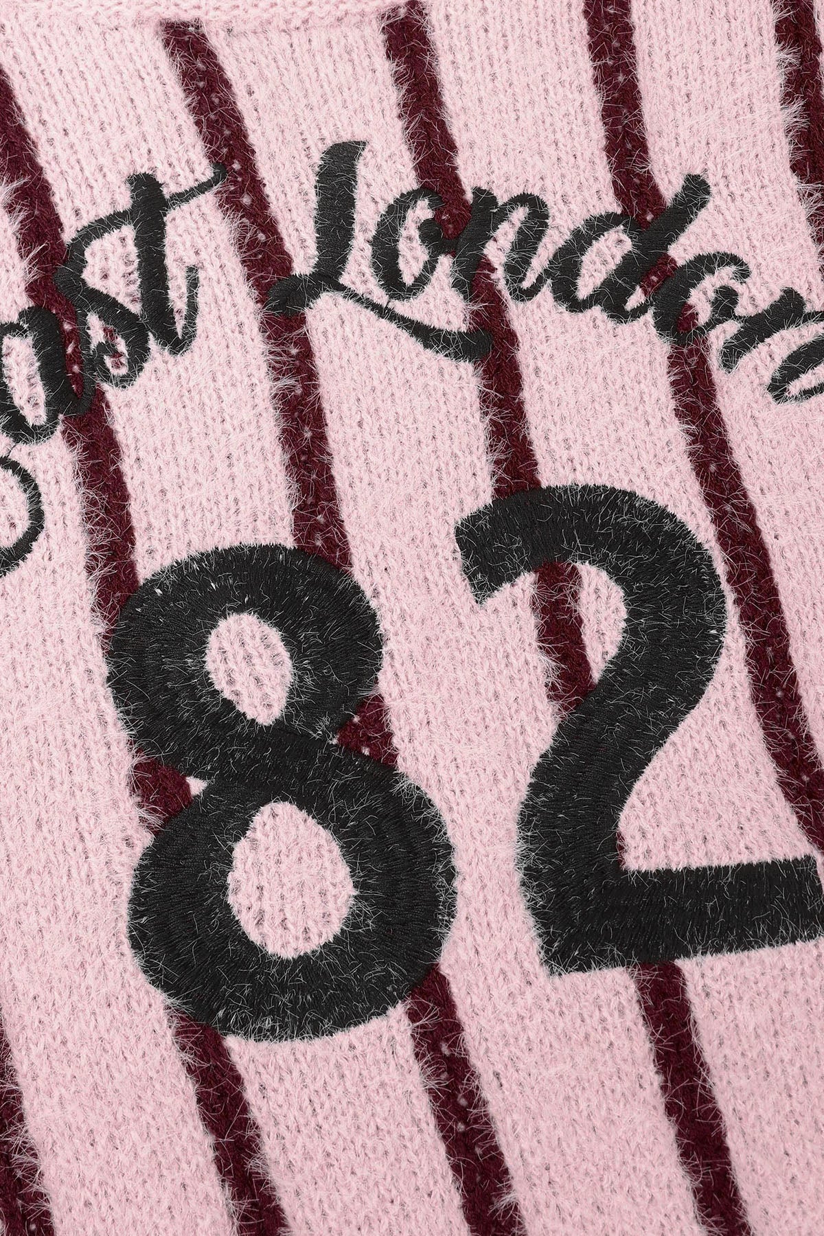 Knitwear Fuzzy Stripe