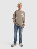 Junior Multi-Monogram Crewneck