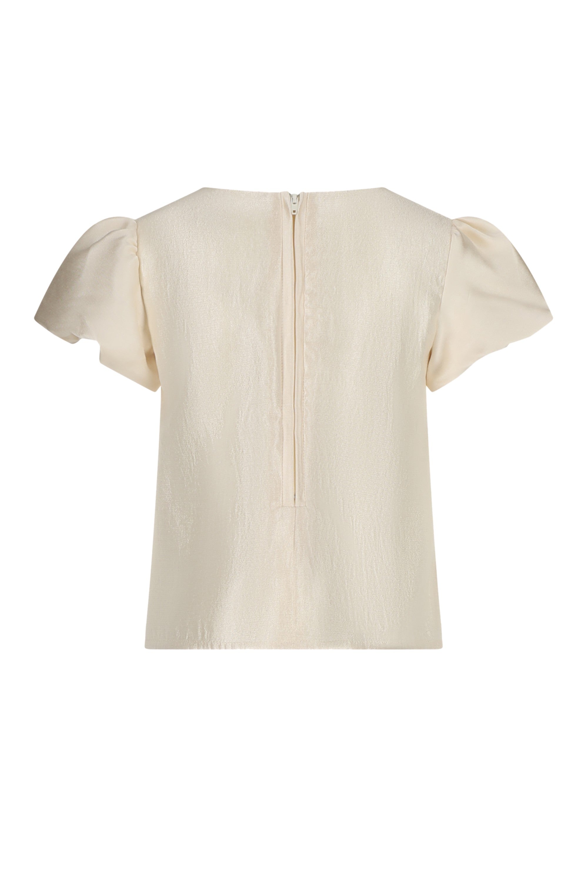 ECHIN puffy sleeve A-line top