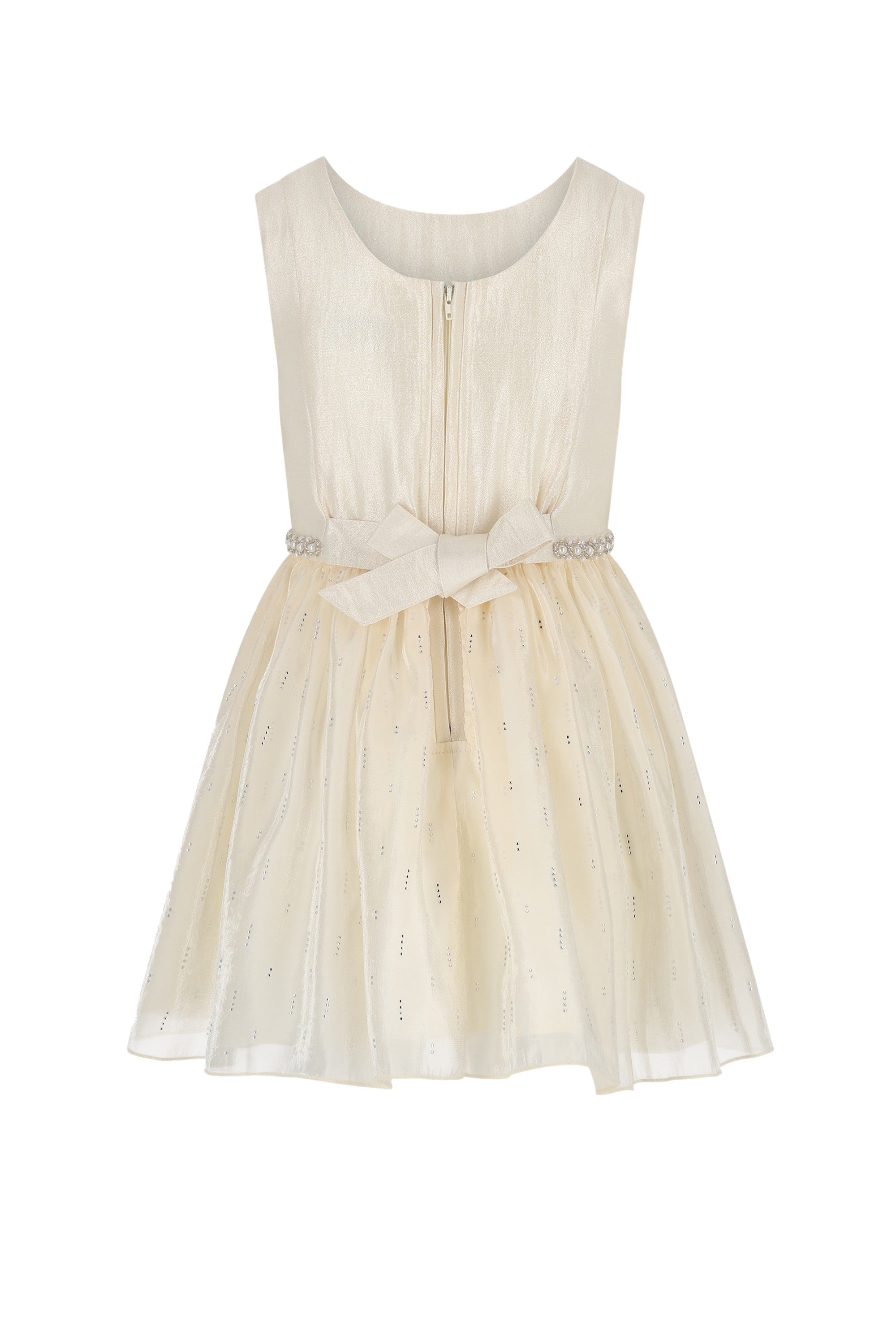 SOPEARL parels at the waist dress