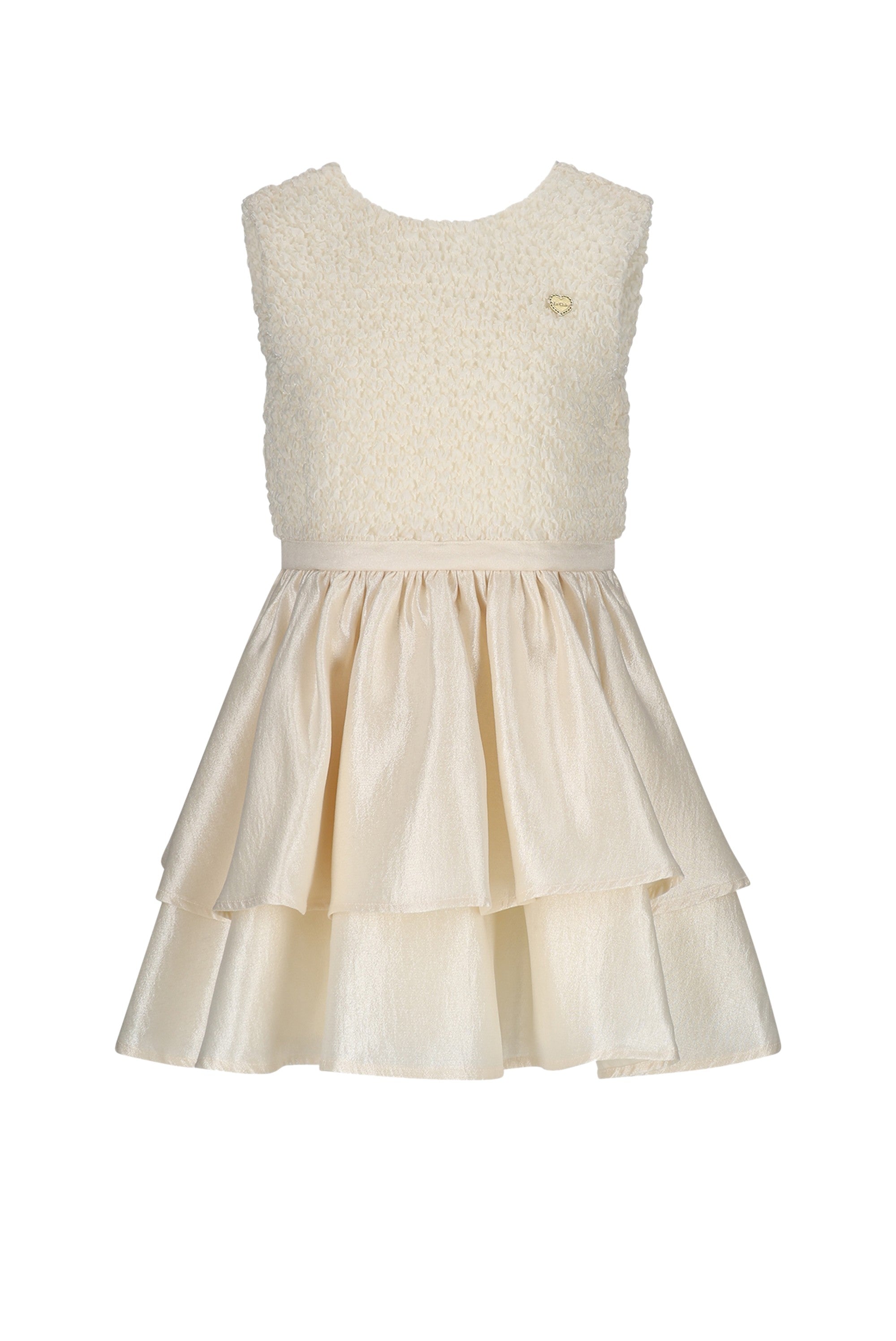 SHINY two-layered skirt dress