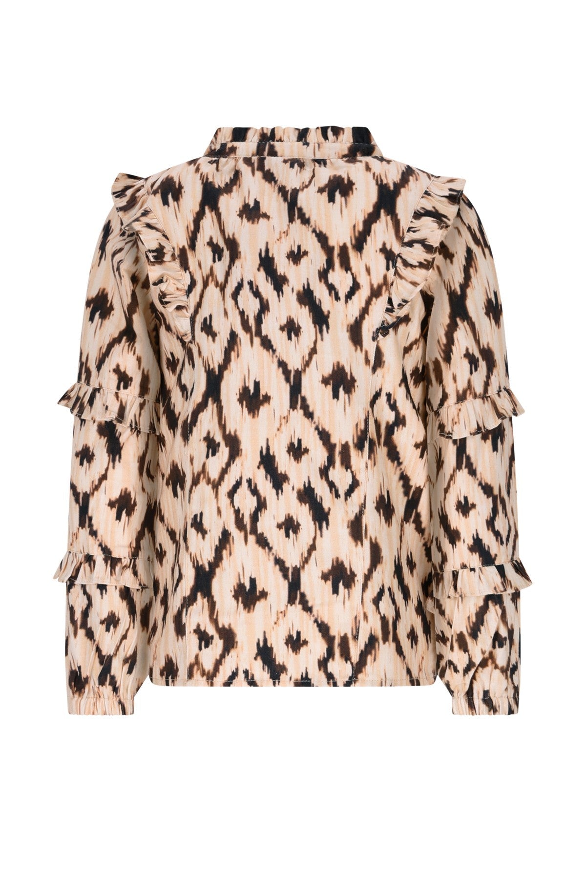 Carlin Flo girls woven blouse with ruffle
