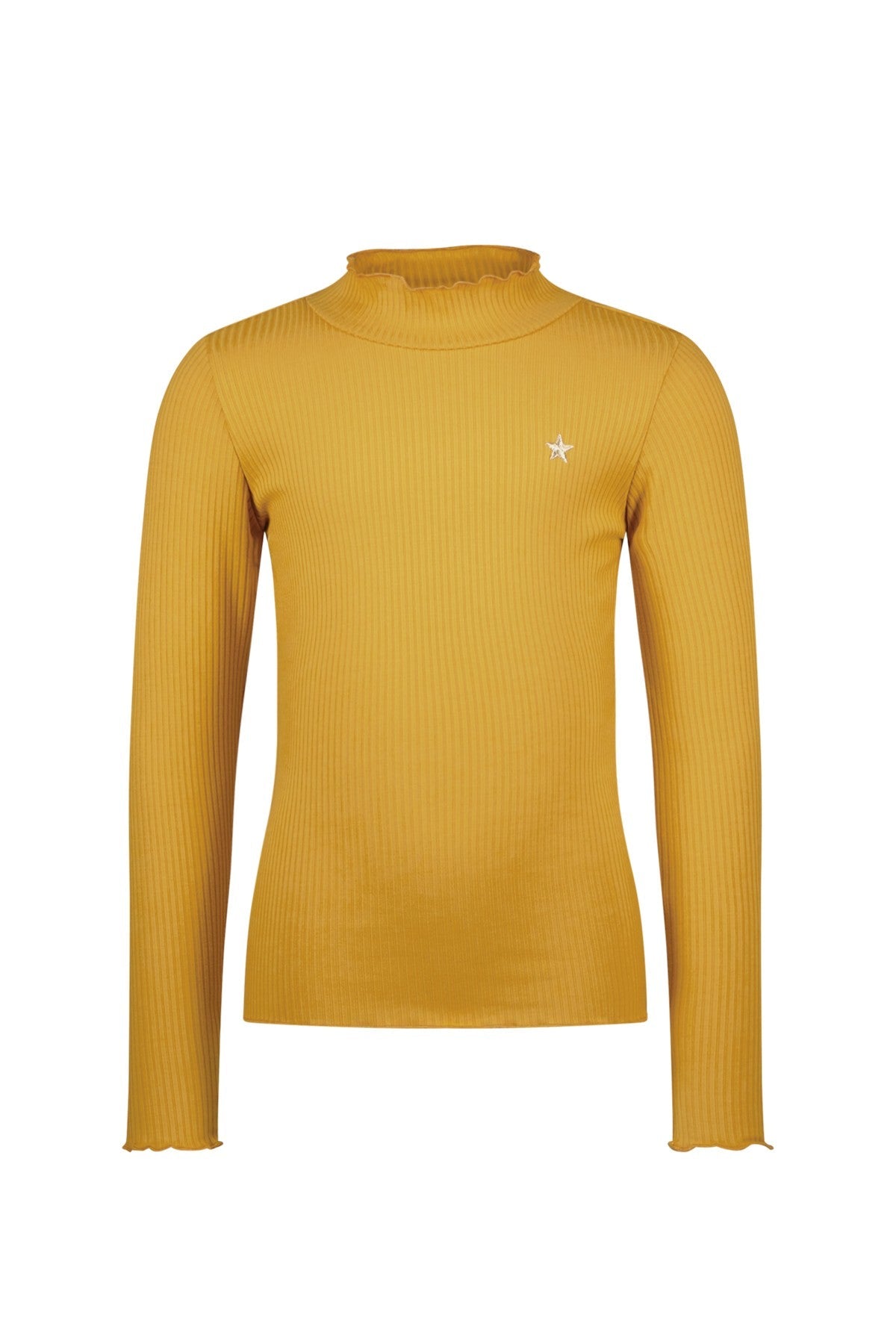 Eef Flo girls basic rib coll mosterd