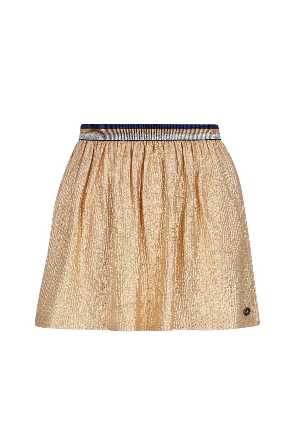 Holly Flo girls metallic skirt gold
