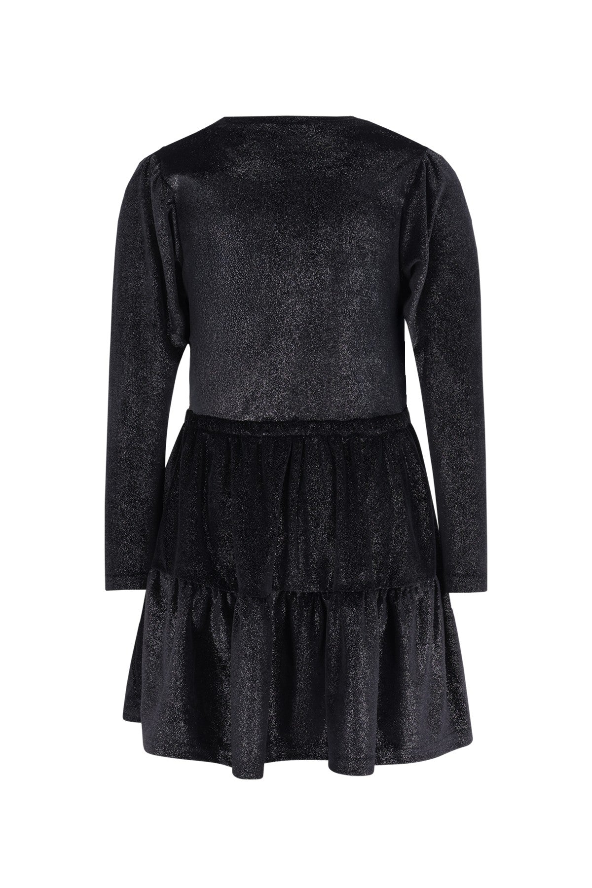 Messie jersey dress with puffy sleeves