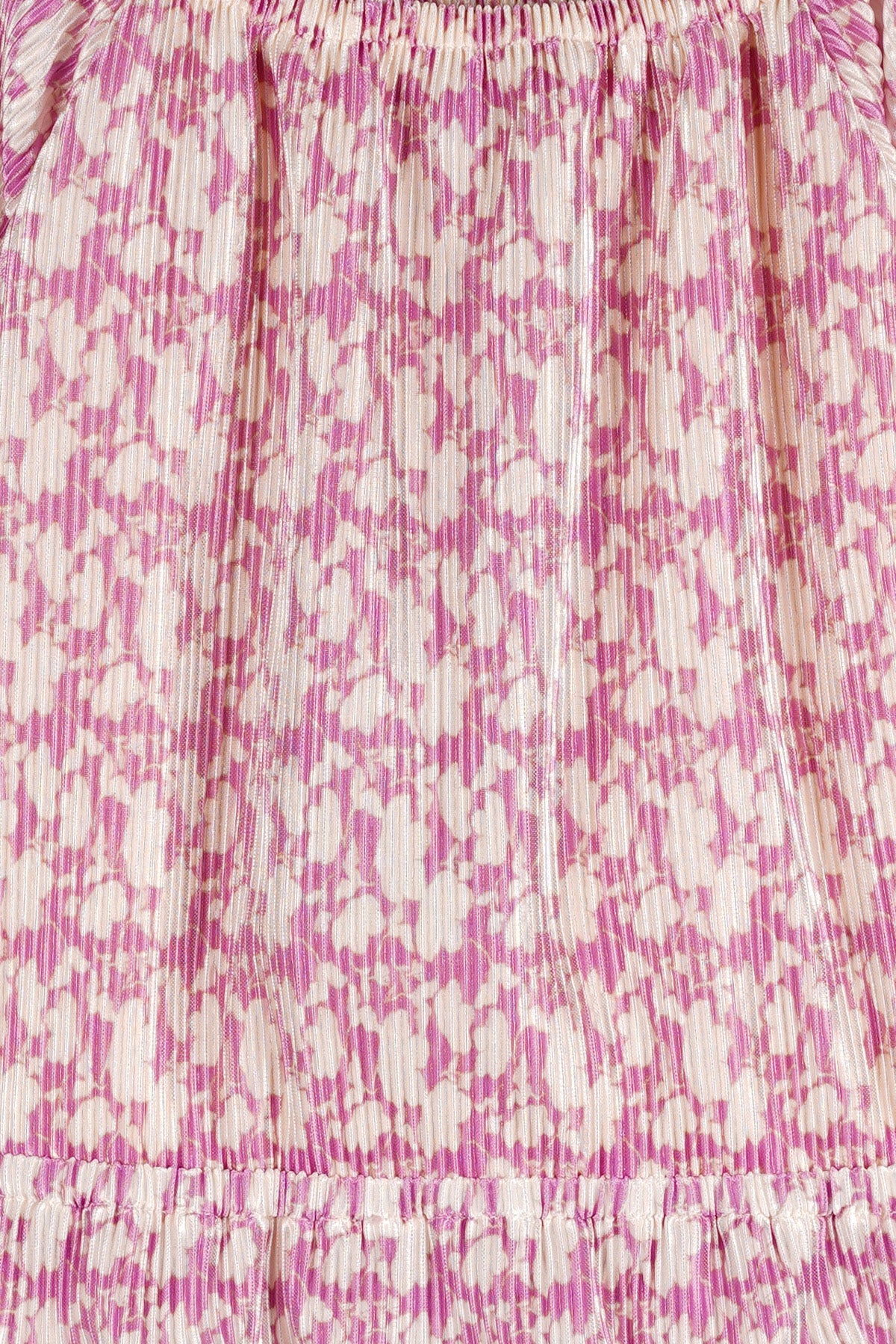 Tiny Pleated Top Fresia Purple
