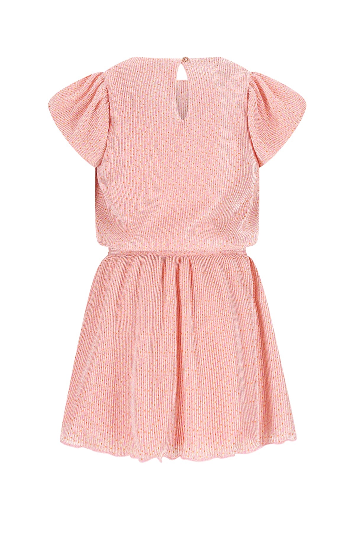 Miron AOP Pleated Dress S/SL