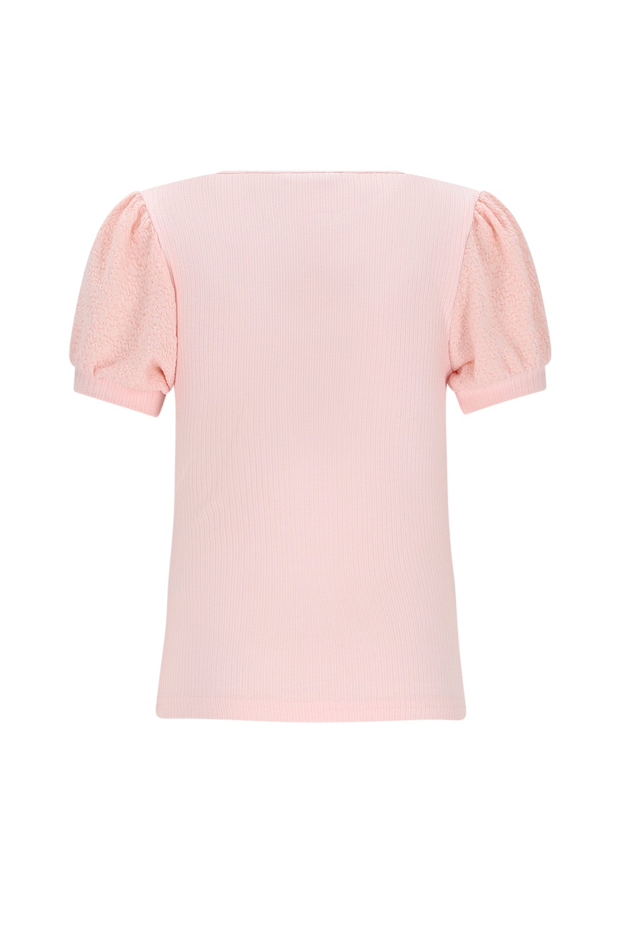 Kyoto Ribjersey Top with puffed sleeves