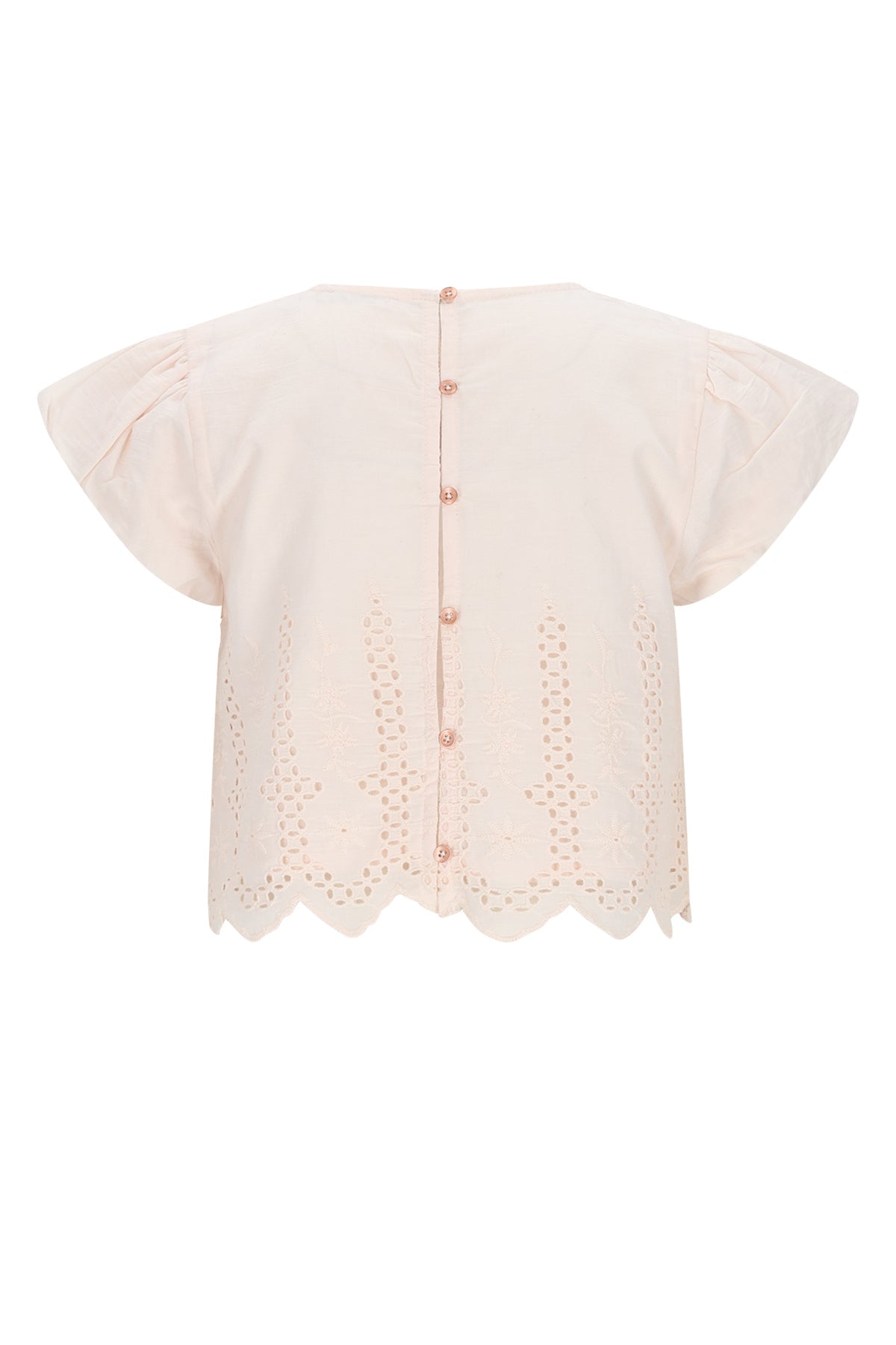 Tika Blouse with Embroidered Border