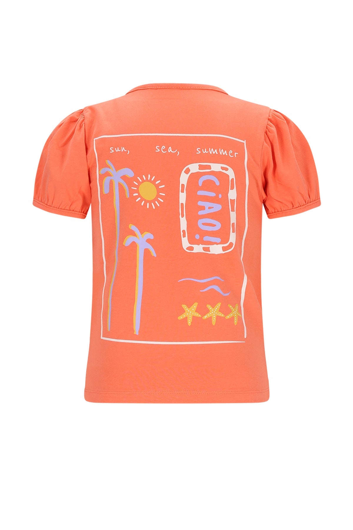 Karen T-shirt S/SL with CIAO print at back