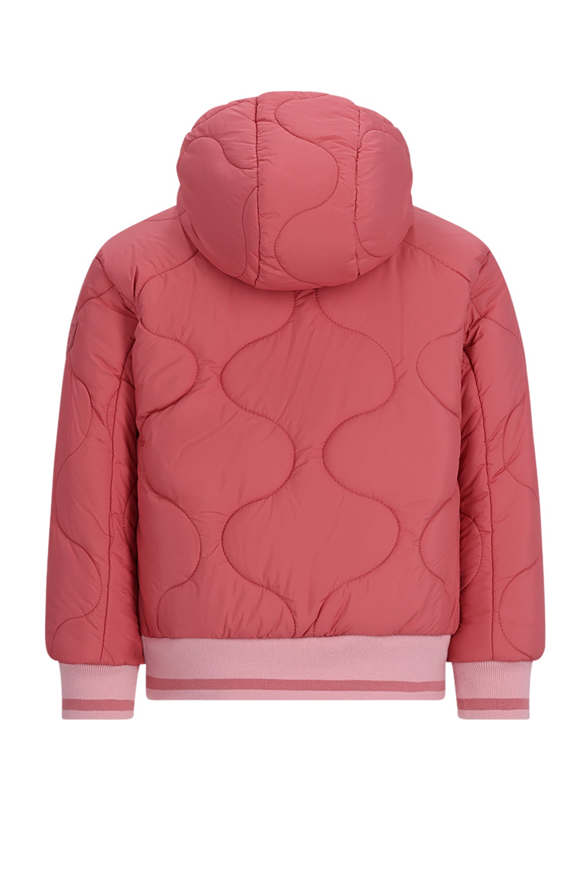 Bomby Reversible Girls Hooded Winter Bomberjacket