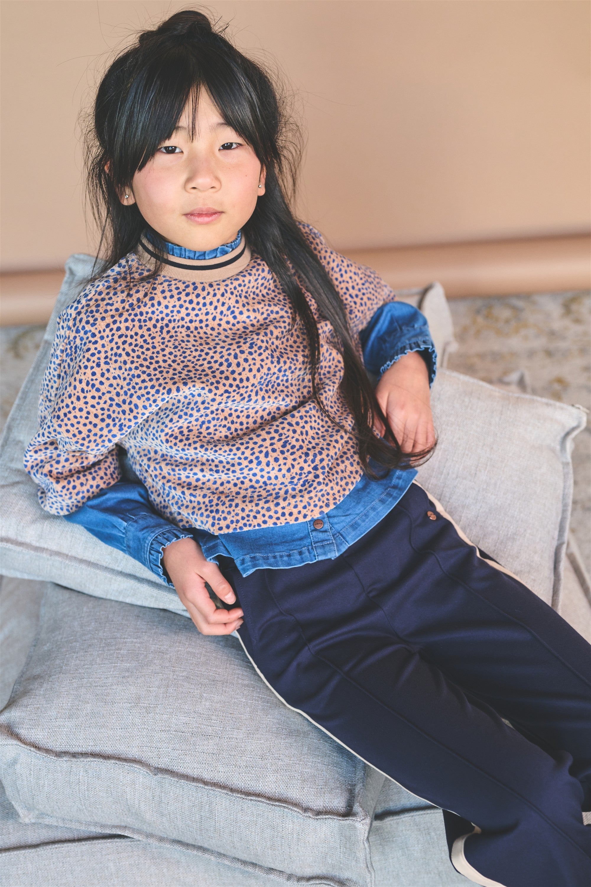 Kaily Oversized Animal AOP Top