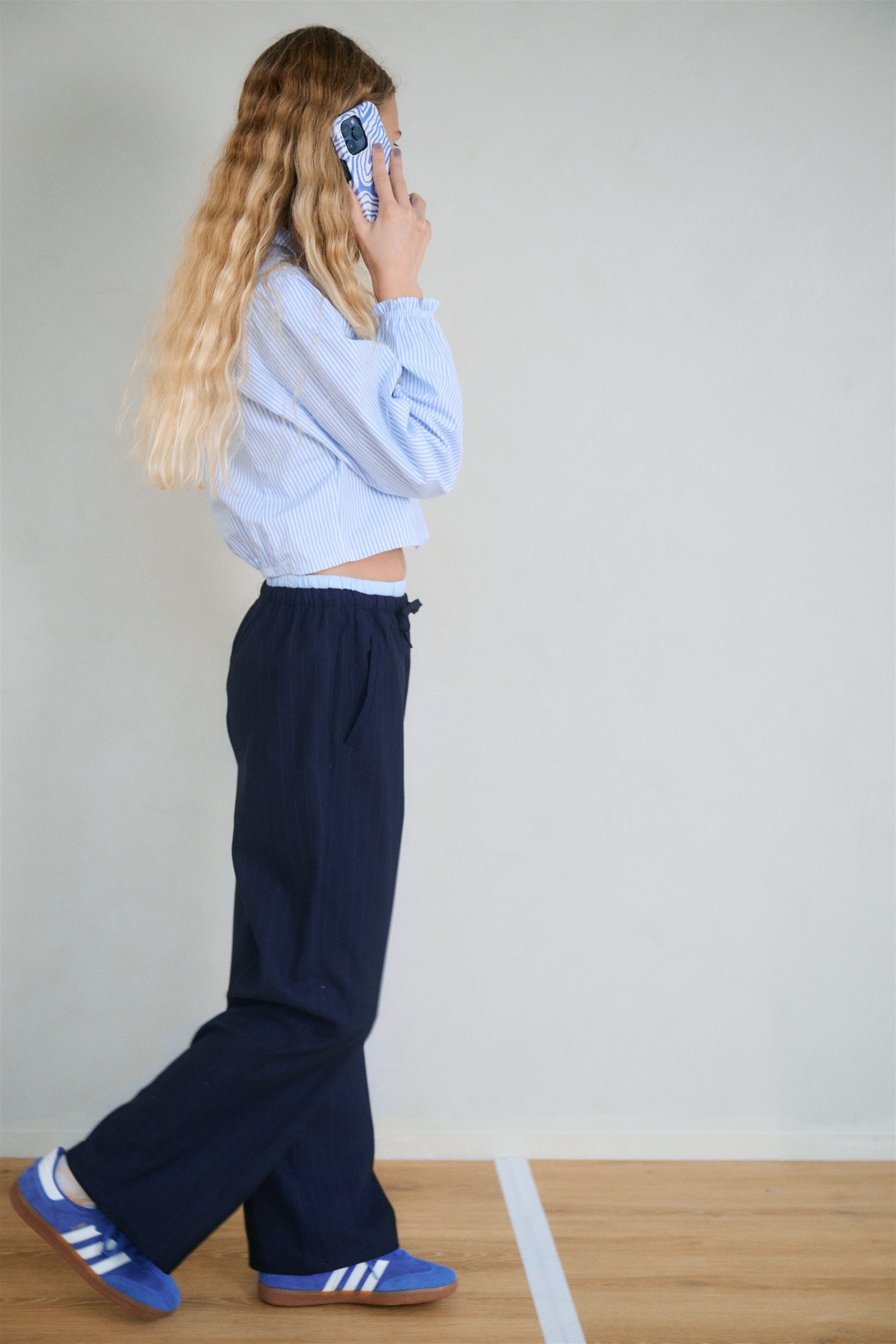 Sub Pinstripe Trousers DarkBlue