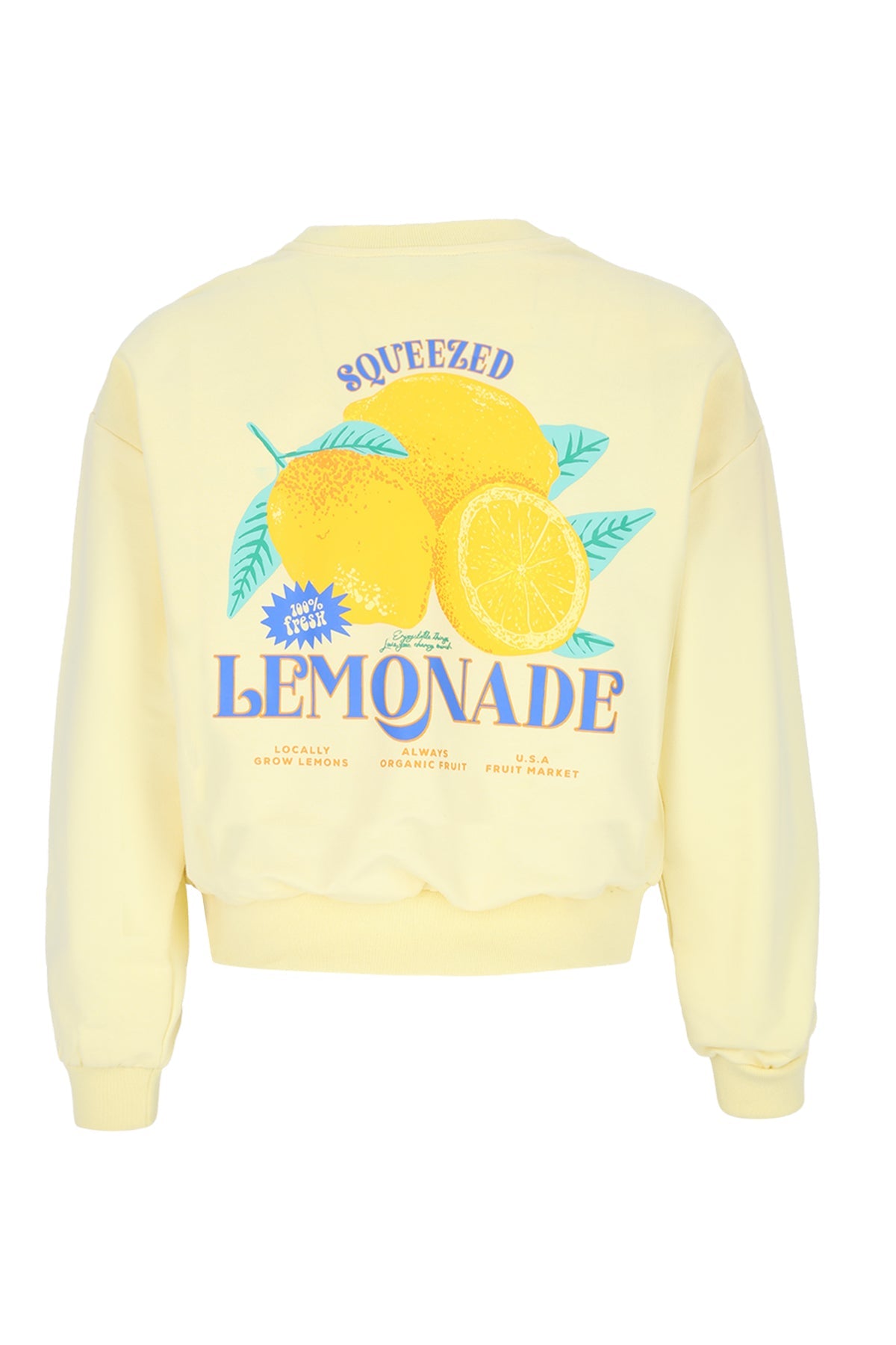 Kim Sweater with big Lemonade back print
