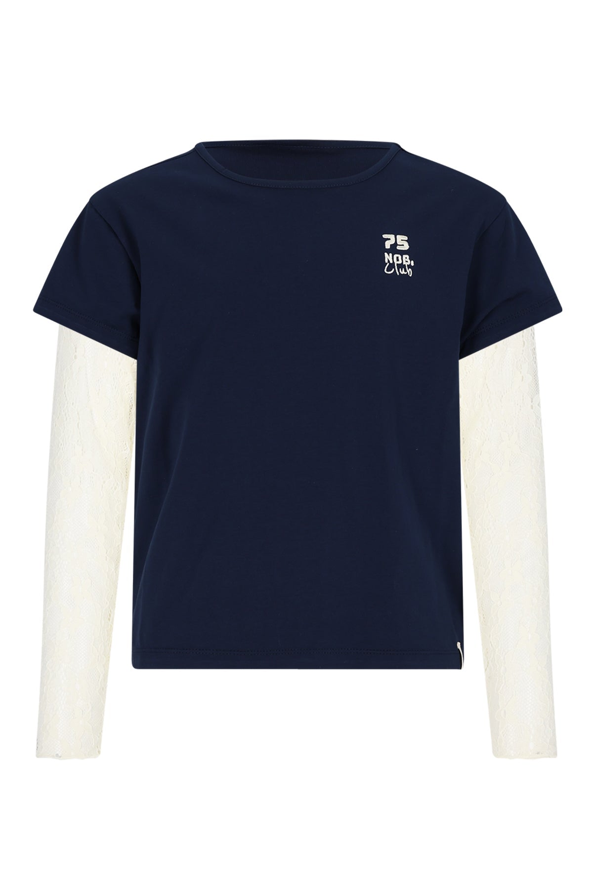 Kase Tshirt with lace sleeves