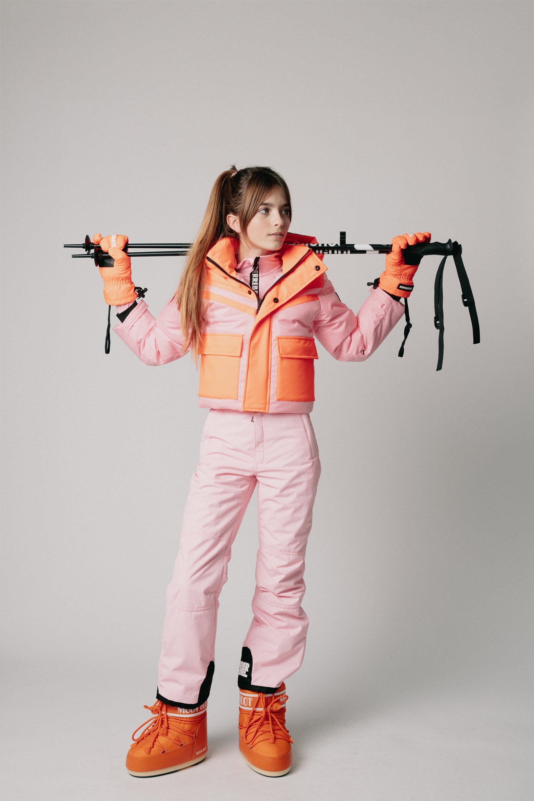 CELI Girls Bomber Winter Jacket Pink