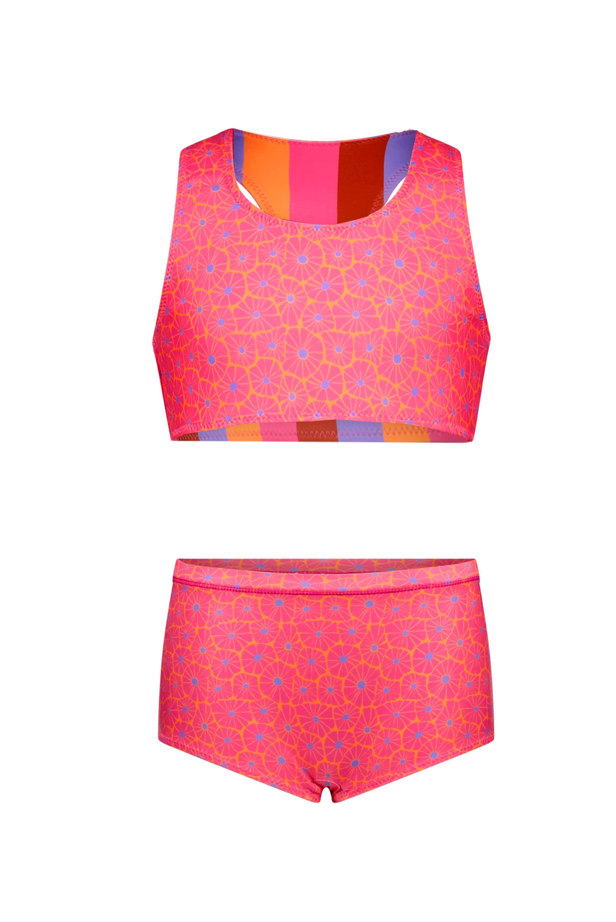 Winona reversible bikini with print