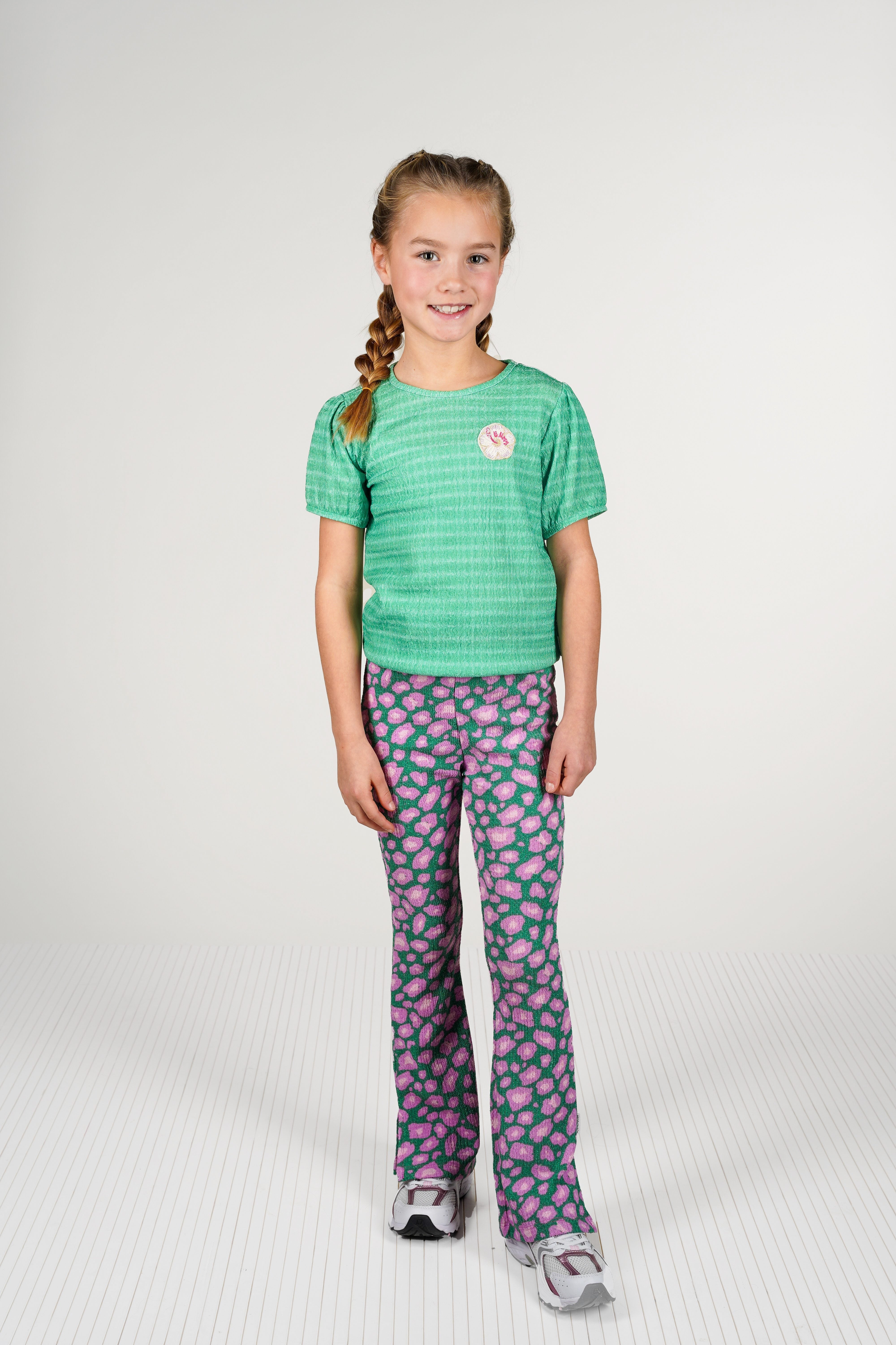 Tischa top with elasticated waistband