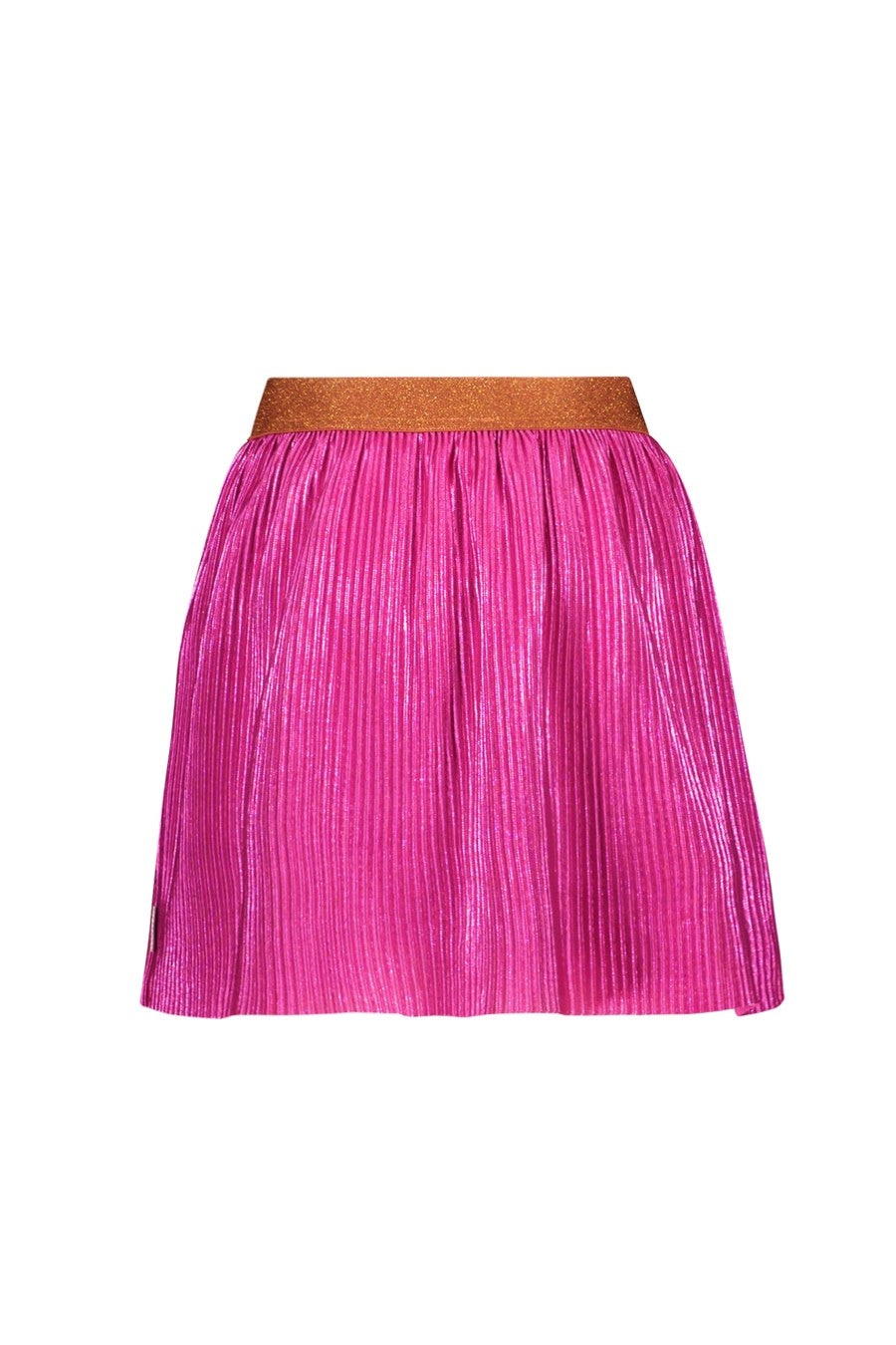 Roza B.Nosy girls metallic skirt roze
