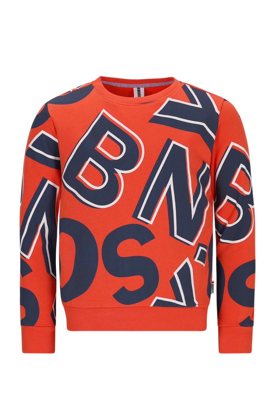 Scott B.Nosy boys printer sweater rood