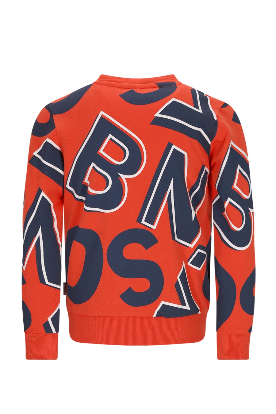 Scott B.Nosy boys printer sweater rood