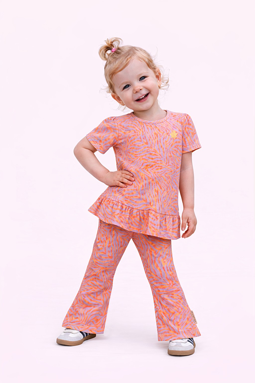 B.Nosy mini girls flared pants Phoebe Summer Zebra