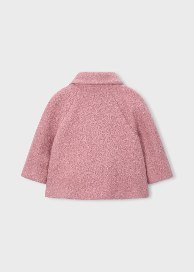 Boucle coat purse