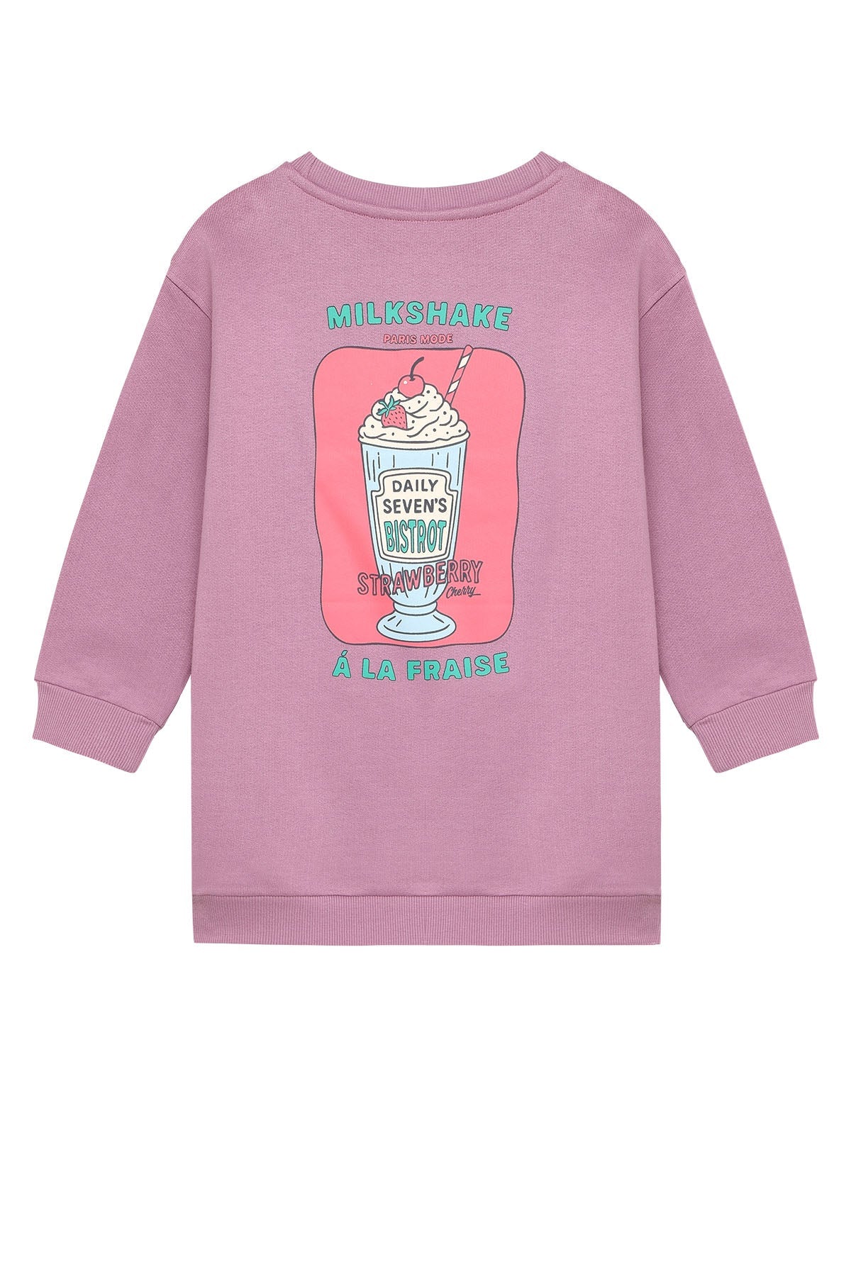 Sweat Dress Longsleeve Print
