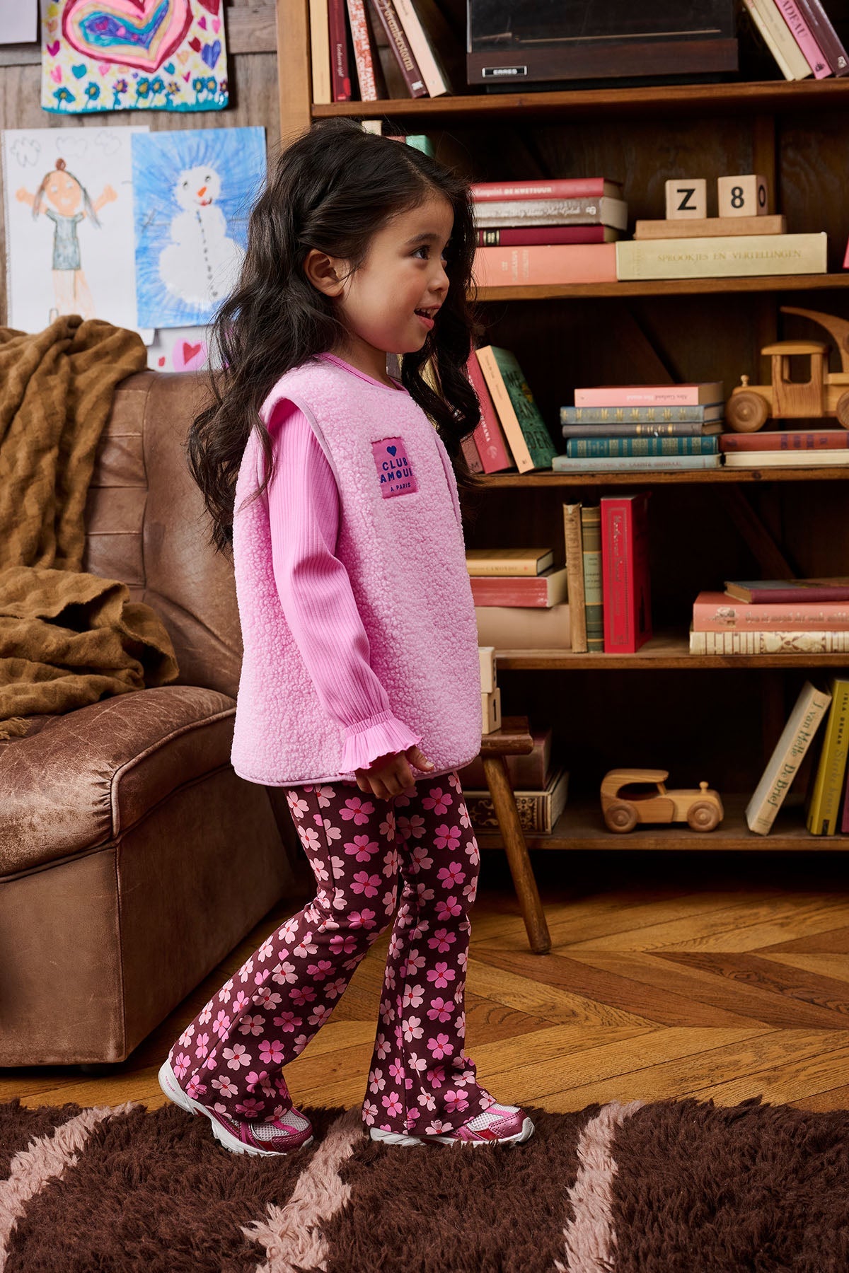 Nicole Playful pink Gilet