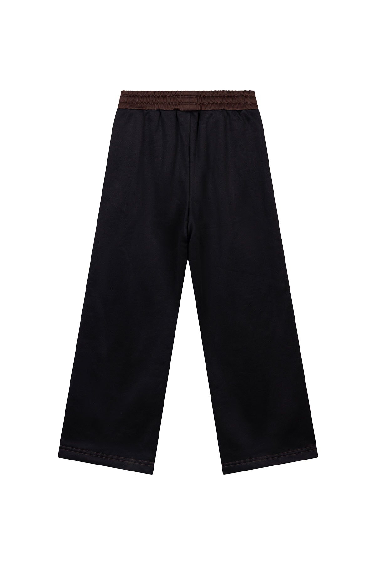 kids knitted colourblock training pants