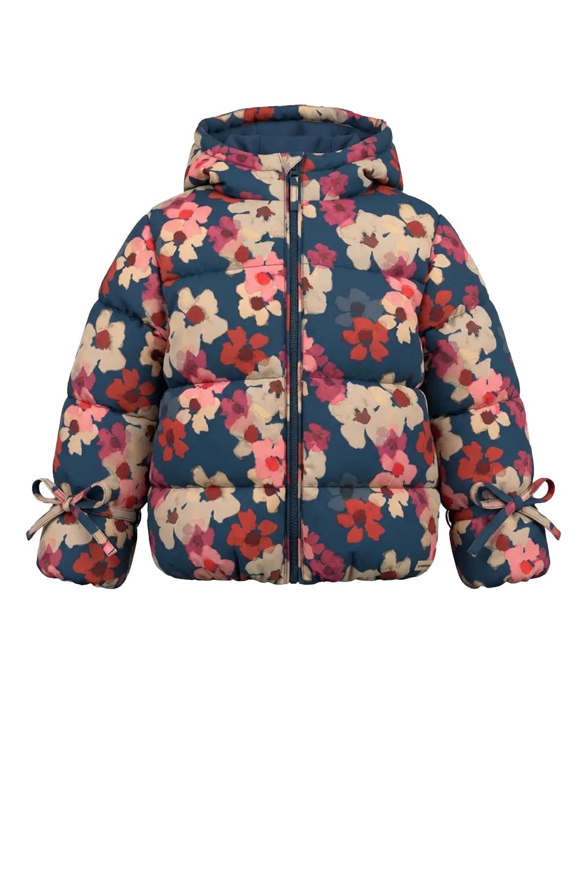 Floating Daisy | Tie Puffer Coat