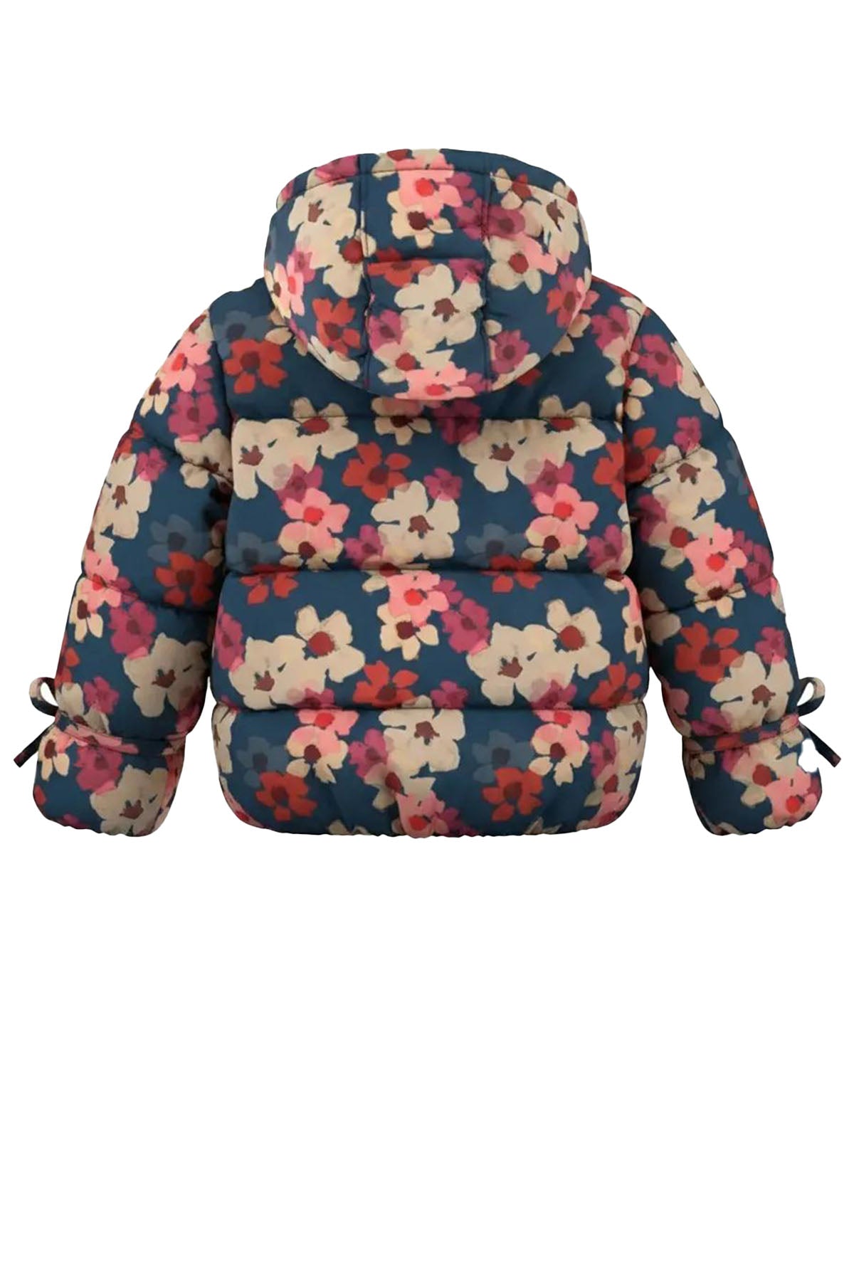 Floating Daisy | Tie Puffer Coat