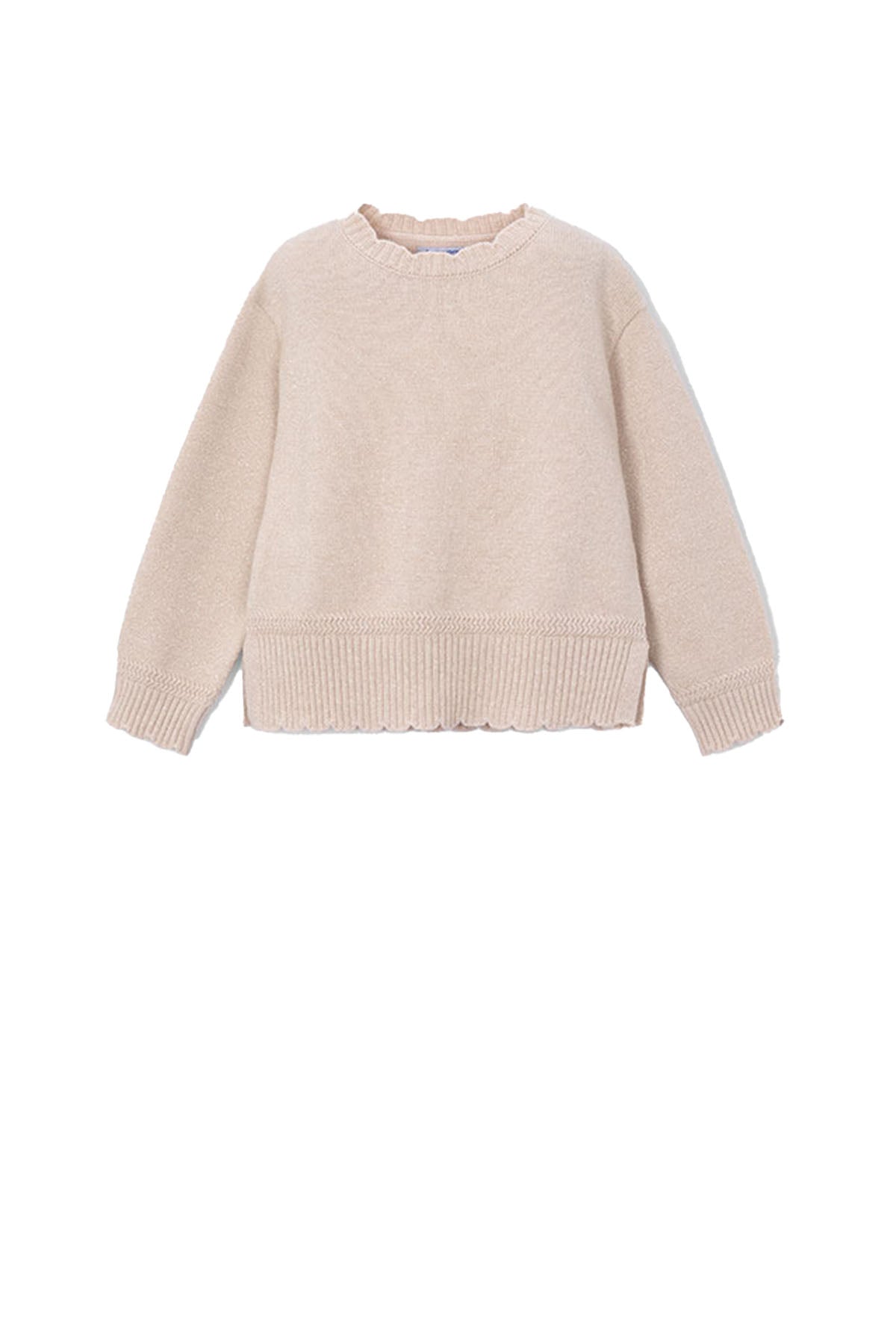 Knitted smooth sweater