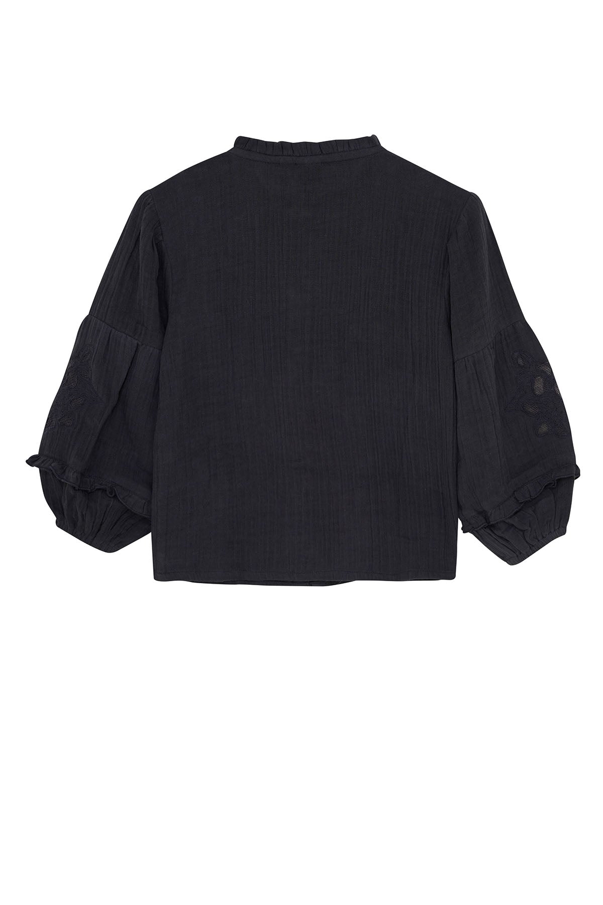 Long-Sleeve Lace Shirt