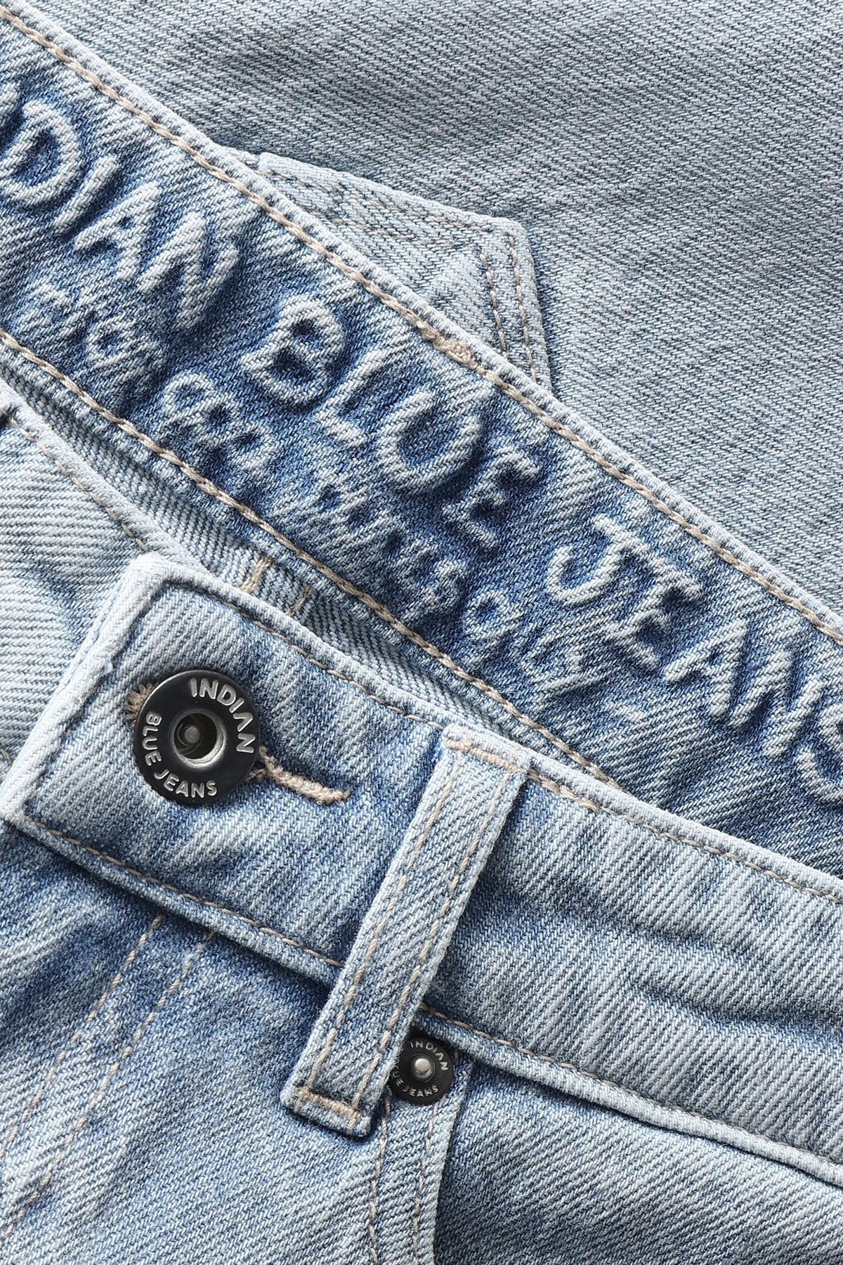 Wide Denim Short Light Jeans