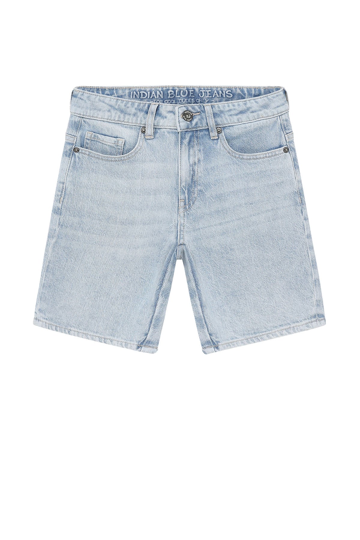Wide Denim Short Light Jeans